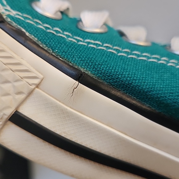 Converse All Star Teal Colour Lace-up Sneakers - W6.5 M4.5 - Picture 12 of 14